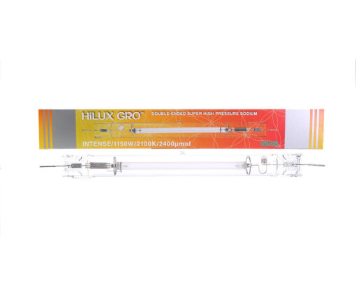 Ushio HiLUX GRO™ 1150W Double-Ended HPS Grow Light Bulb – 2100K / 2400 µmol/s PAR Output – 10,000 Hour Life – Pro Greenhouse & Turf Use - Image 6