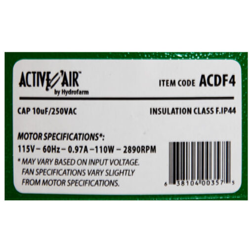 4 inch In-Line Fan 165 CFM - Image 4