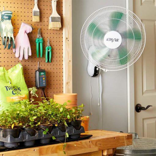 16" Wall Mount Oscillating Fan - Image 5