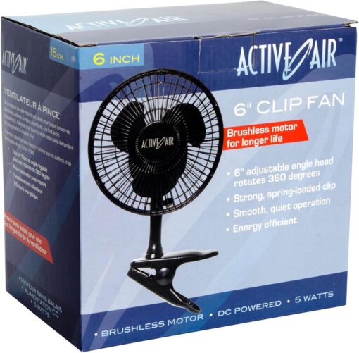 Active Air 6in Clip Fan, 5W - Image 4