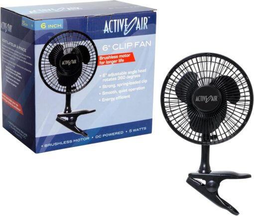 Active Air 6in Clip Fan, 5W - Image 5
