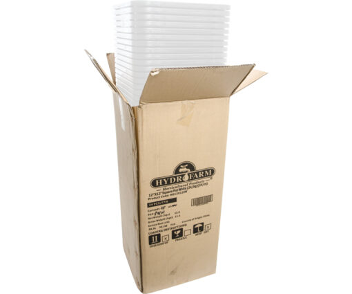 12"x12" Square White Pot, 12" T - Image 3