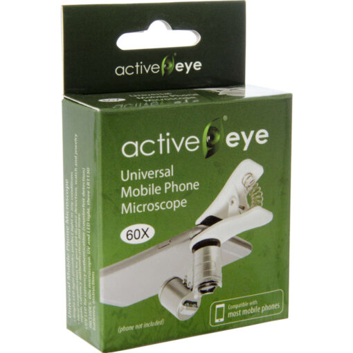 Active Eye Universal Phone Microscope 60x w/Clamp - Image 2