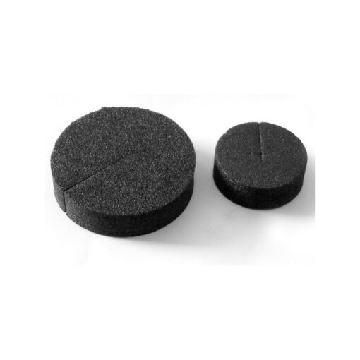 AutoPot Plain Black Closed-Cell Neoprene Foam Collars 50mm Diamerter