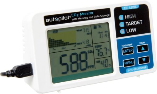 Desktop CO2 Monitor w Removable Data Card - Image 5