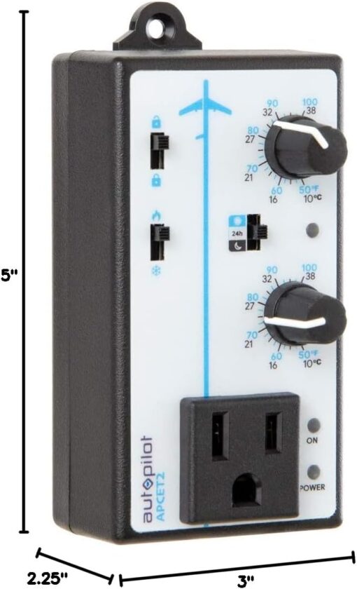 Autopilot 24 hr Day & Night Cooling/Heating Thermostat - Premier Hydro - Image 4