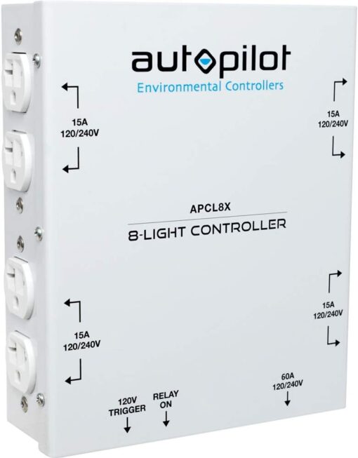 Autopilot 8-Light High Power HID Controller, 8000W (120/240V) 60A X-Plug - Premier Hydro - Image 2