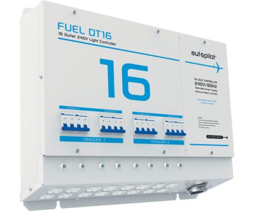 FUEL DT16 Light Controller, 16 Outlet, 240V with Dual Triggers - Premier Hydro