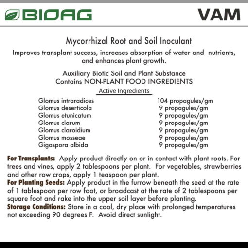 BioAg VAM Endo-Mix™, 1 kg - Premier Hydro - Image 6