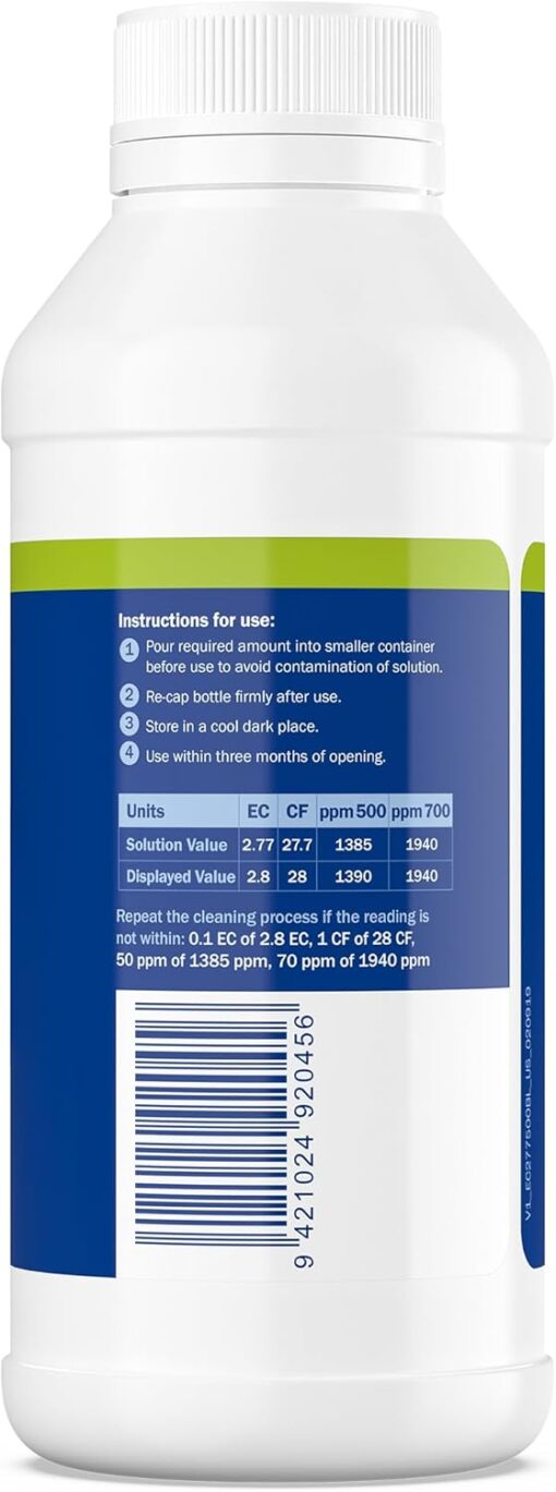 Bluelab 2.77EC Conductivity Solution 500 ml - Image 2