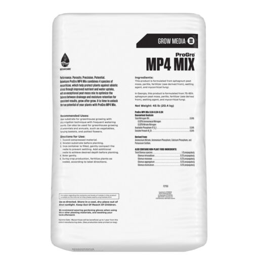 BOT PROGRO MP4 MIX BALE 3.8CF/1 - Premier Hydro - Image 2