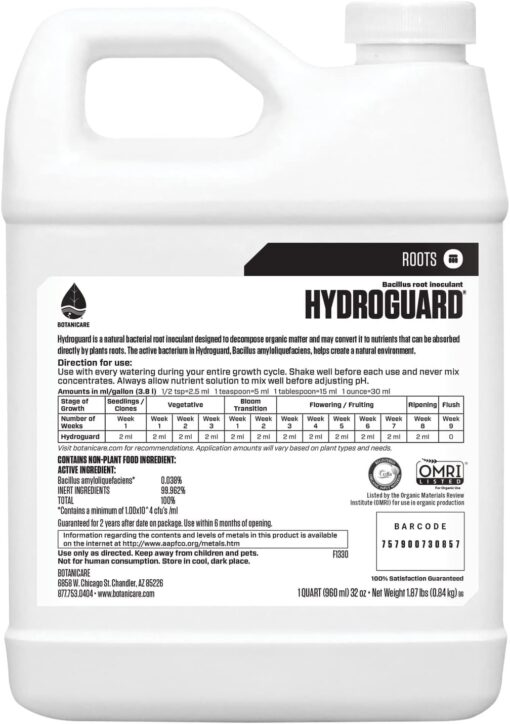 Botanicare Hydroguard Quart - Image 2