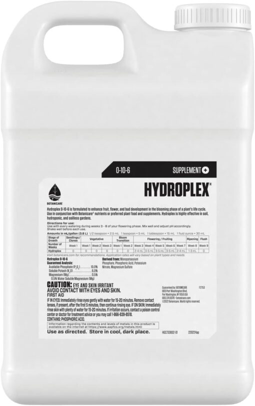 Botanicare Hydroplex Bloom 2.5 Gallon - Image 2