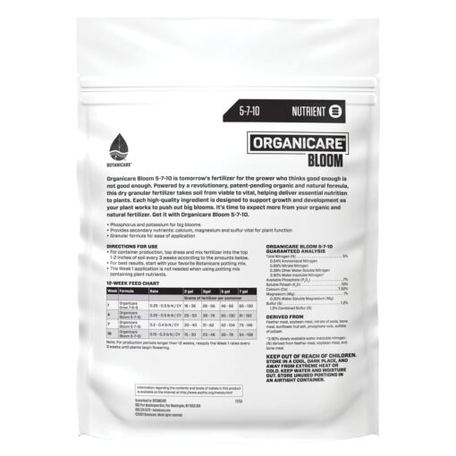 BOTANICARE ORGANICARE BLOOM 5LB - Image 2