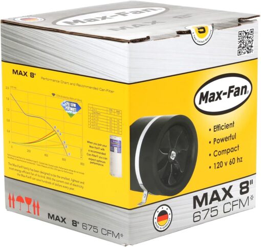 Can-Fan Max Fan 8 in 675 CFM - Image 3