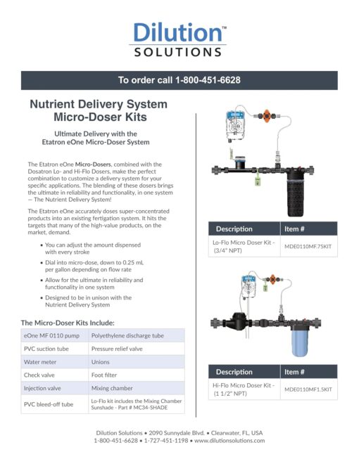 ETATRON EONE MDE KIT-1 1/2Inches - Premier Hydro - Image 2