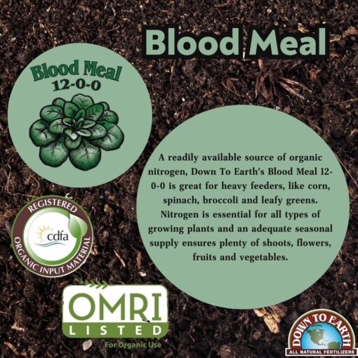 Down To Earth Blood Meal - 5 lb - Image 5