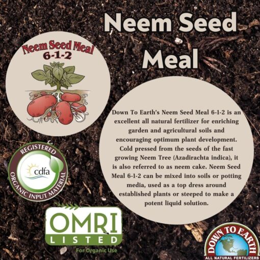 Down To Earth Neem Seed Meal - 5 lb - Image 7