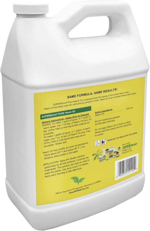 Dyna-Gro Pure Neem Oil Gallon - Image 2