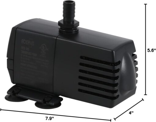 EcoPlus Eco 185 Fixed Flow Submersible/Inline Pump 158 GPH