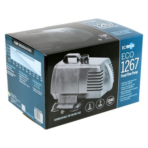EcoPlus Eco 1267 Fixed Flow Submersible/Inline Pump 1347 GPH - Image 4