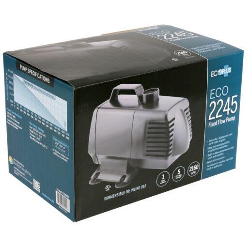 EcoPlus Eco 2245 Fixed Flow Submersible/Inline Pump 2166 GPH - Image 7