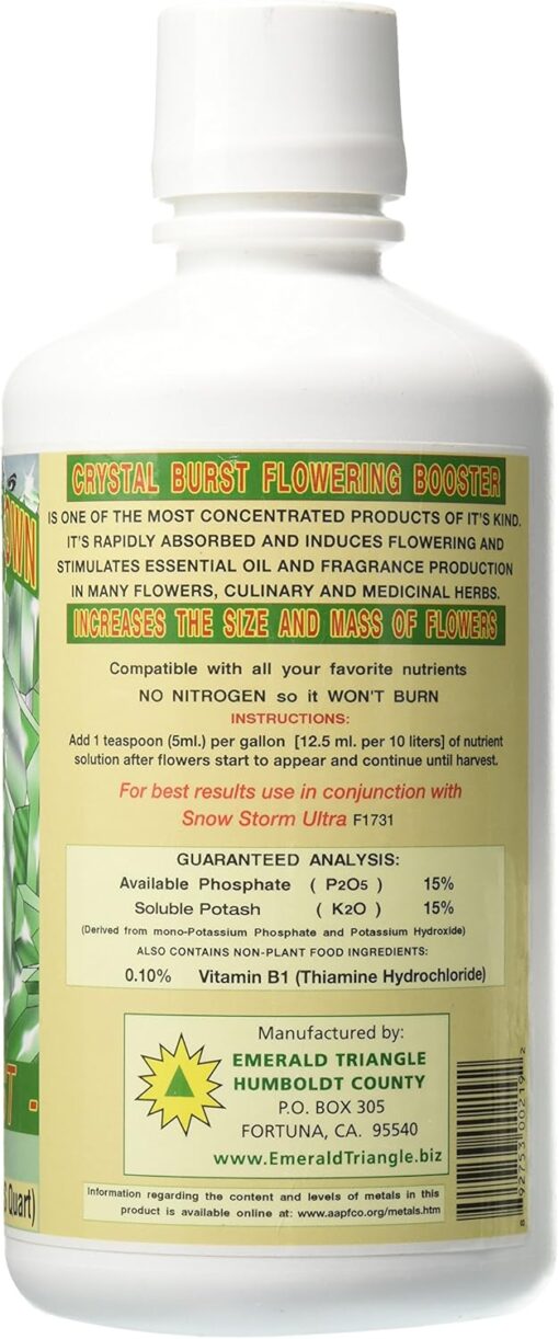 Emerald Triangle Crystal Burst Quart - Image 2