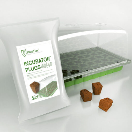 50 PACK – INCUBATOR™ PLUGS 1.25" 40|40 (FloraFlex)