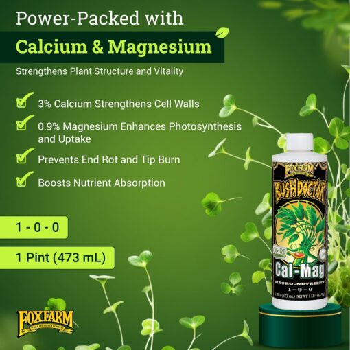 FoxFarm Bush Doctor Cal-Mag, 1 pt - Premier Hydro - Image 2