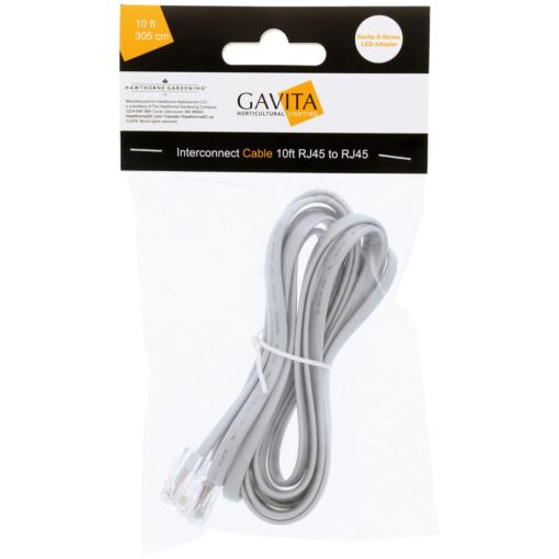Gavita E-Series LED Adapter Interconnect Cable 10ft RJ45 to RJ45