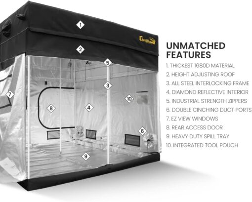 9'x9' Gorilla Grow Tent (2 boxes)(Freight/Pickup Only) - Image 3