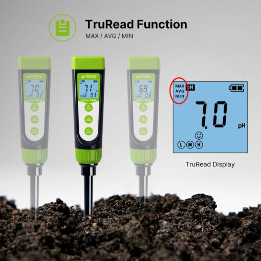 Apera GroStar GS2 Soil pH Pen - Premier Hydro - Image 3
