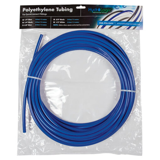 3/8 inch blue tubing, 500 feet per roll