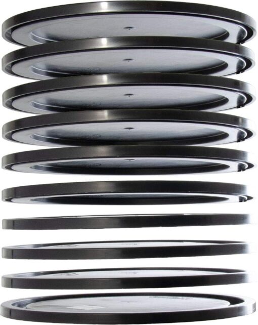 5 Gallon Bucket Lid, Black, pack of 10