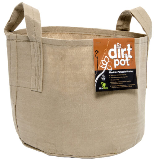 Dirt Pot Tan 20 Gal w/Handle