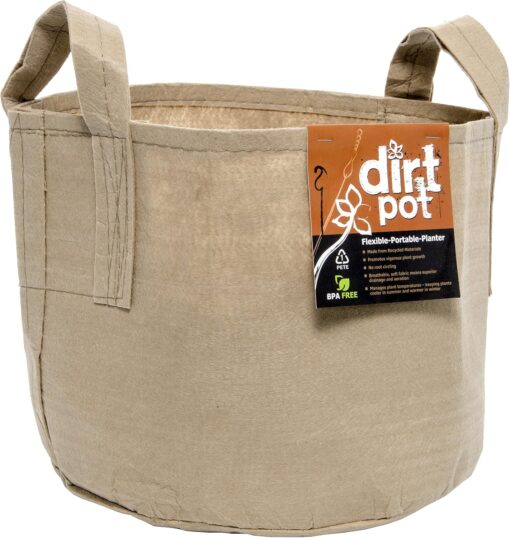 Dirt Pot Tan 5 Gal w/Handle