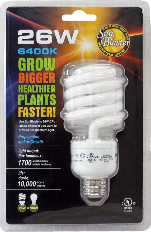 26W SunBlaster CFL 6400K - Premier Hydro - Image 2