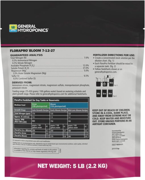 GH FloraPro Bloom 5 lb - Premier Hydro - Image 2