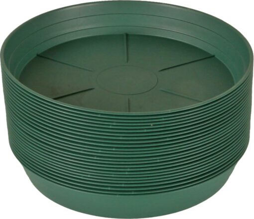 Green Premium Saucer 10", pack of 25 - Image 2