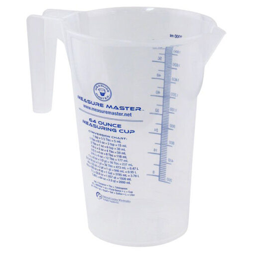 Measure Master Graduated Round Container 64 oz / 2000 ml