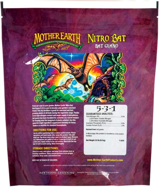 Mother Earth Nitro Bat Guano 5-3-1 2lb - Image 2