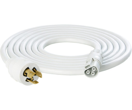 PHOTOBIO X White Cable Harness, 18AWG locking 277V, L7-15P, 10' - Premier Hydro