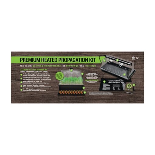 Super Sprouter Premium Heated Propagation Kit w/ T5 Light - Image 3